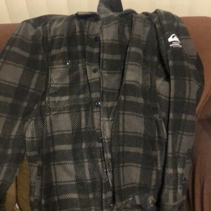 Quicksilver waterman flannel button down